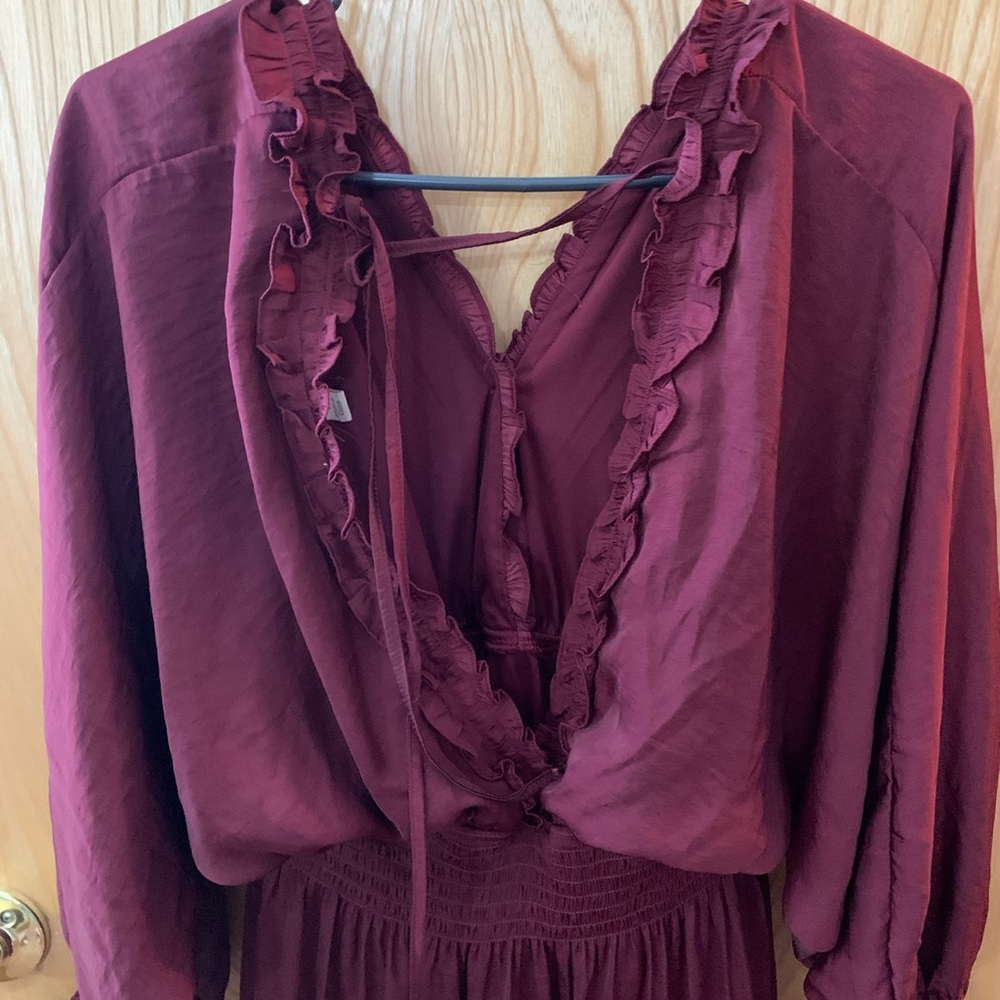 Maroon long sleeve mini - Picture 6 of 6